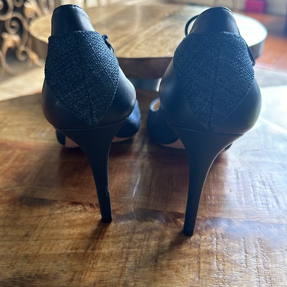 JIMMY CHOO BLUE LANCER CLOTH HEELS - Picture 5 of 6